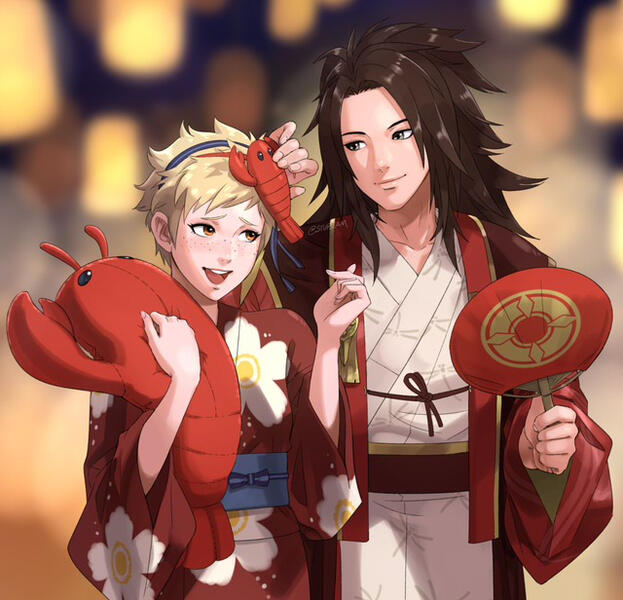 Scarlet and Ryoma (2 Characters) Scarlet and Ryoma (2 Characters)