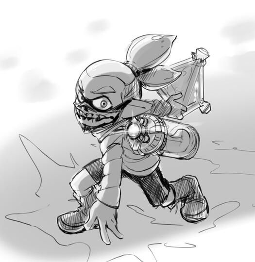 Inkling Skull Mask